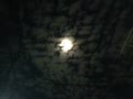 満月の一夜前の月