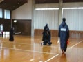徳島少年剣道教室_2018年度6年生を送る会_先生（1人）vs.2年生以下（6人）