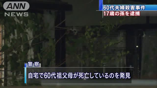 60代夫婦を殺害、自首した17歳孫“祖母殺人”で逮捕 1話 ニュース - FC2 Video
